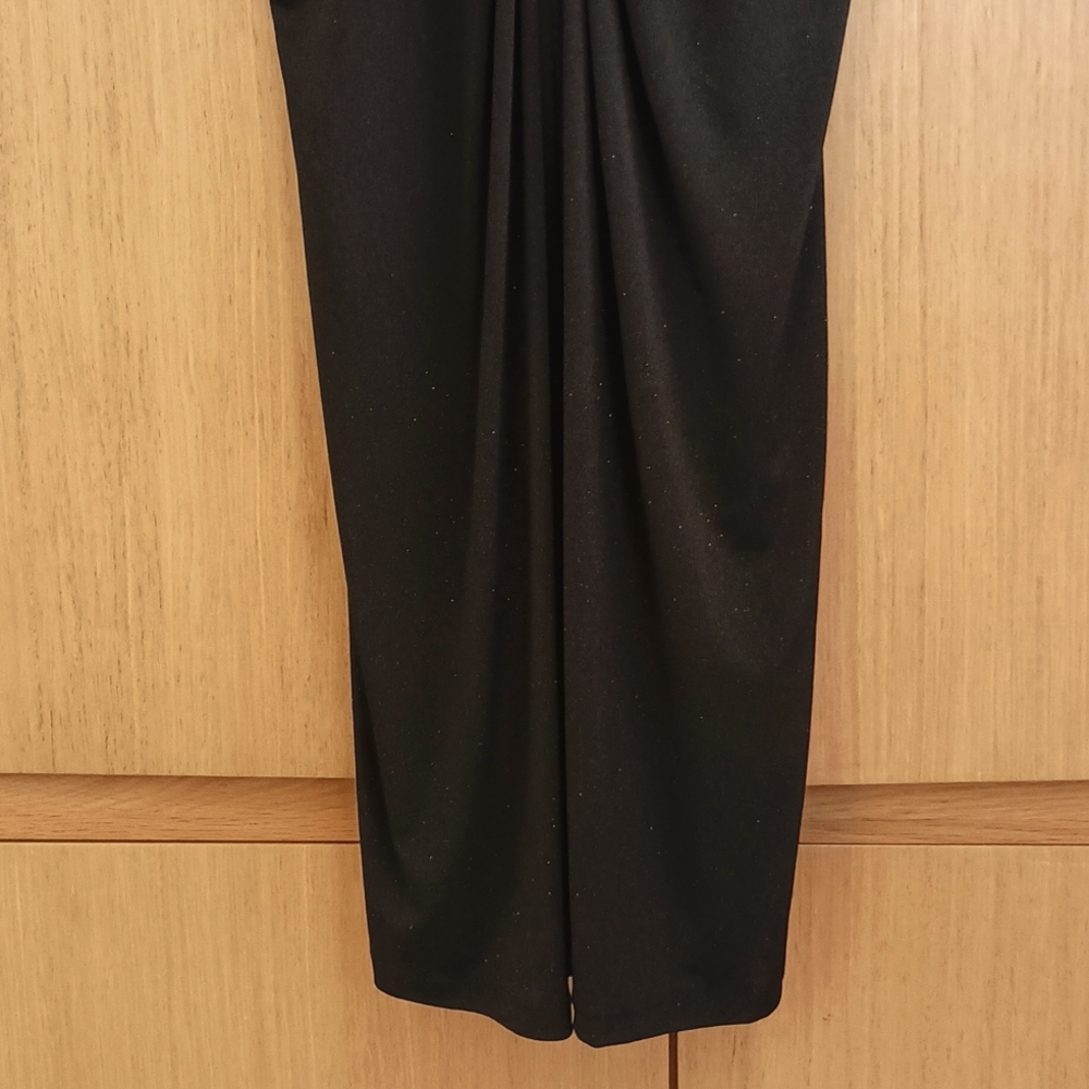 En Focus SZ 14 Black Sparkly Sleeveless Dress - Picture 4 of 7